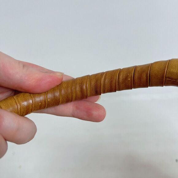 Michael Kors y2k Vintage ID Chain Hobo Bag Tan Light Brown Shoulder Bag - Picture 10 of 13